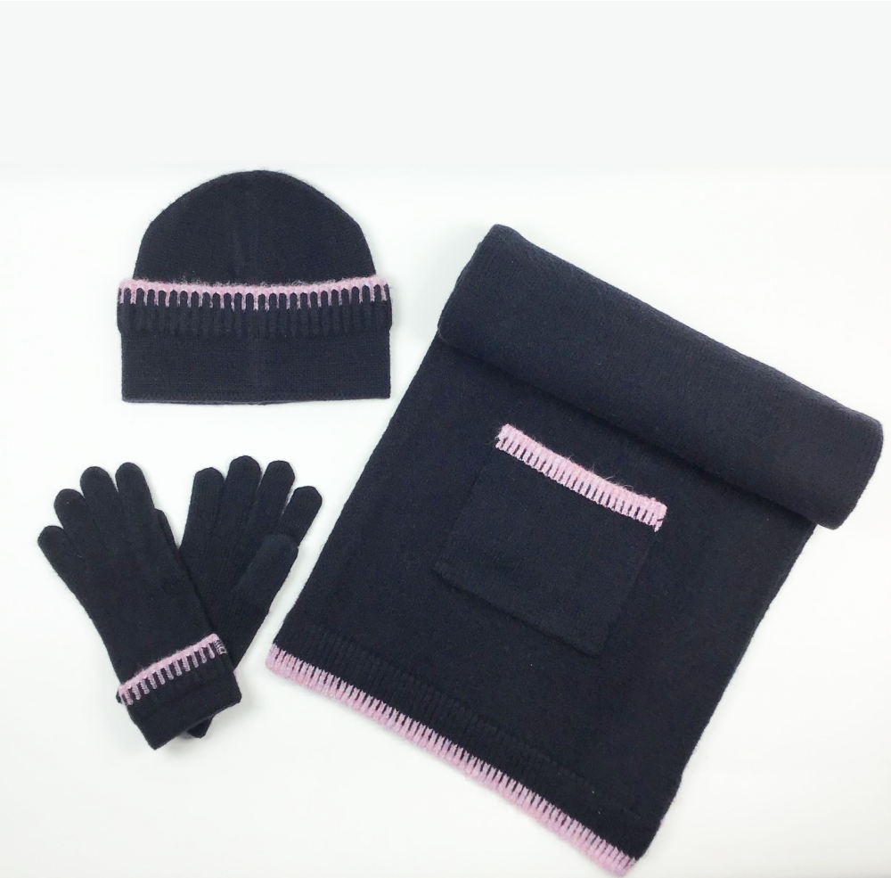 Set: hat/scarf/gloves